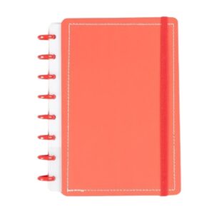 Caderno de Disco Mono Vermelho