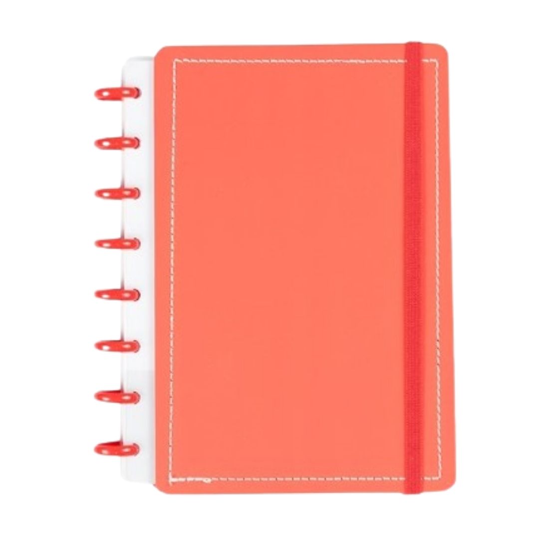 Caderno de Disco Mono Vermelho