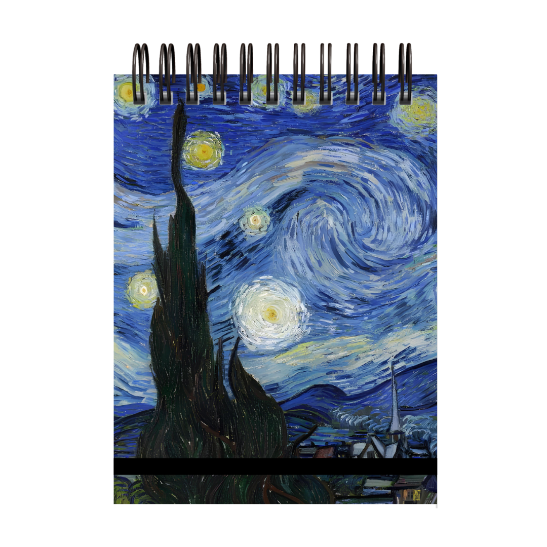 Bloco de Desenho "Noite Estrelada"