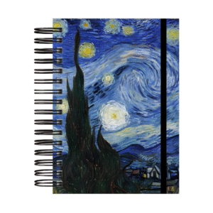 Caderno A5 "Noite Estrelada"