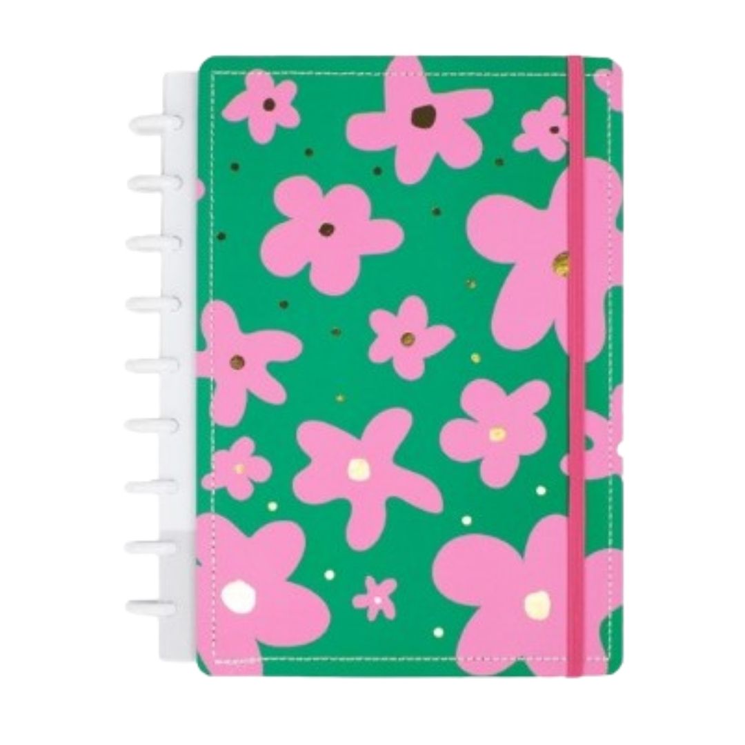 Caderno de Disco Flores